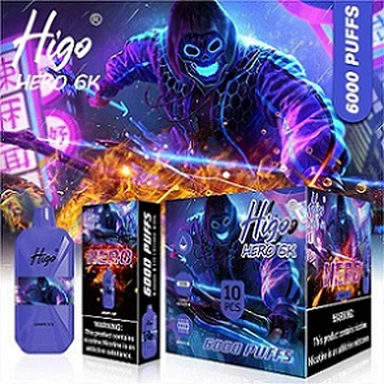 Higo HERO 6K 6000 elektroninen savuke kertakäyttöinen vape